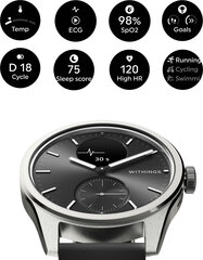 Withings Scanwatch 2, 42 mm, Black hinta ja tiedot | Withings Puhelimet, älylaitteet ja kamerat | hobbyhall.fi