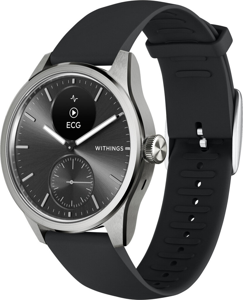 Withings Scanwatch 2, 42 mm, Black hinta ja tiedot | Älykellot | hobbyhall.fi