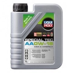 Liqui Moly moottoriöljy SPECIAL TEC AA 0W-16, 4l hinta ja tiedot | Moottoriöljyt | hobbyhall.fi