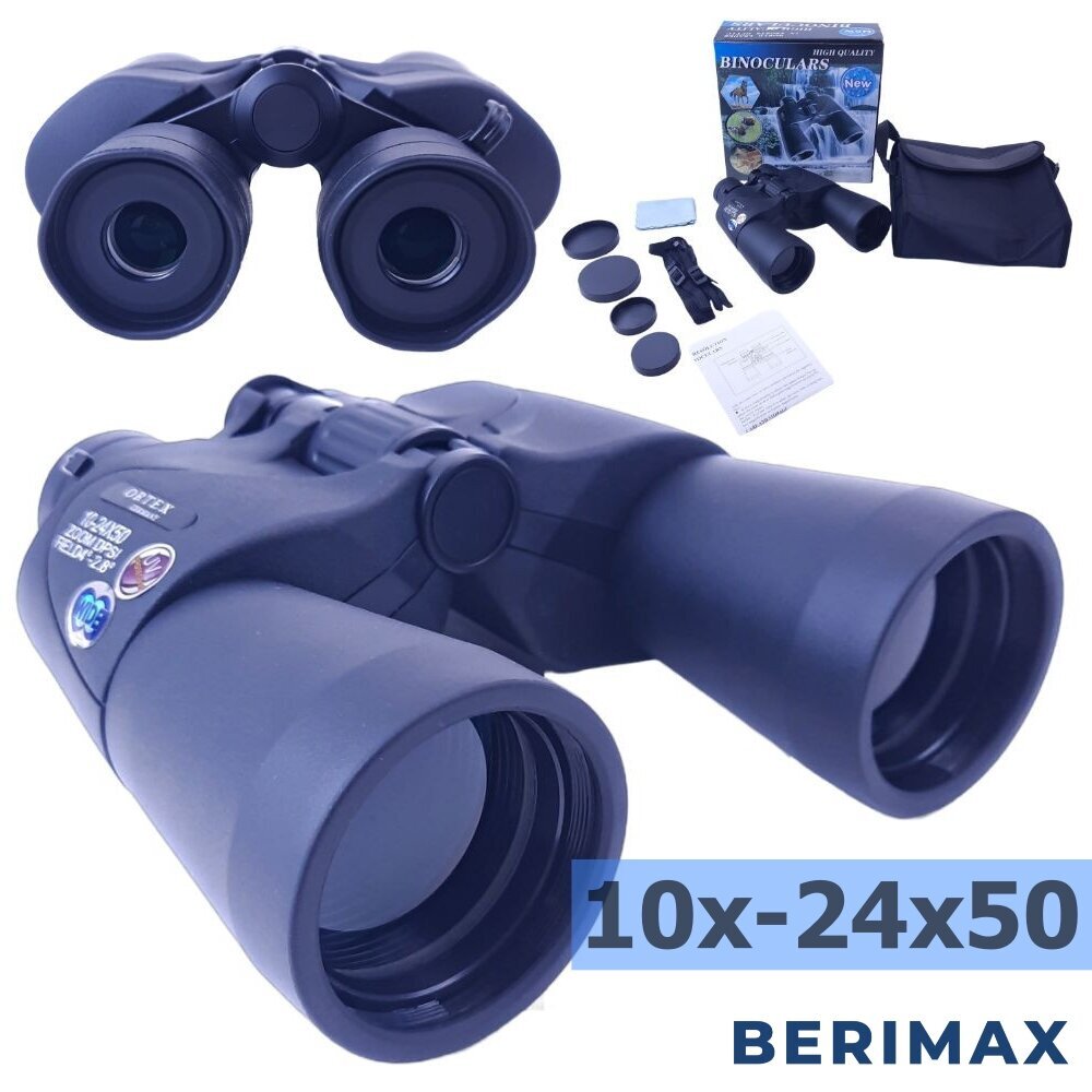 BERIMAX kiikari Ortex 10x-24x50 UV-suoja ZOOM BRM_2007029 hinta ja tiedot | Kiikarit | hobbyhall.fi