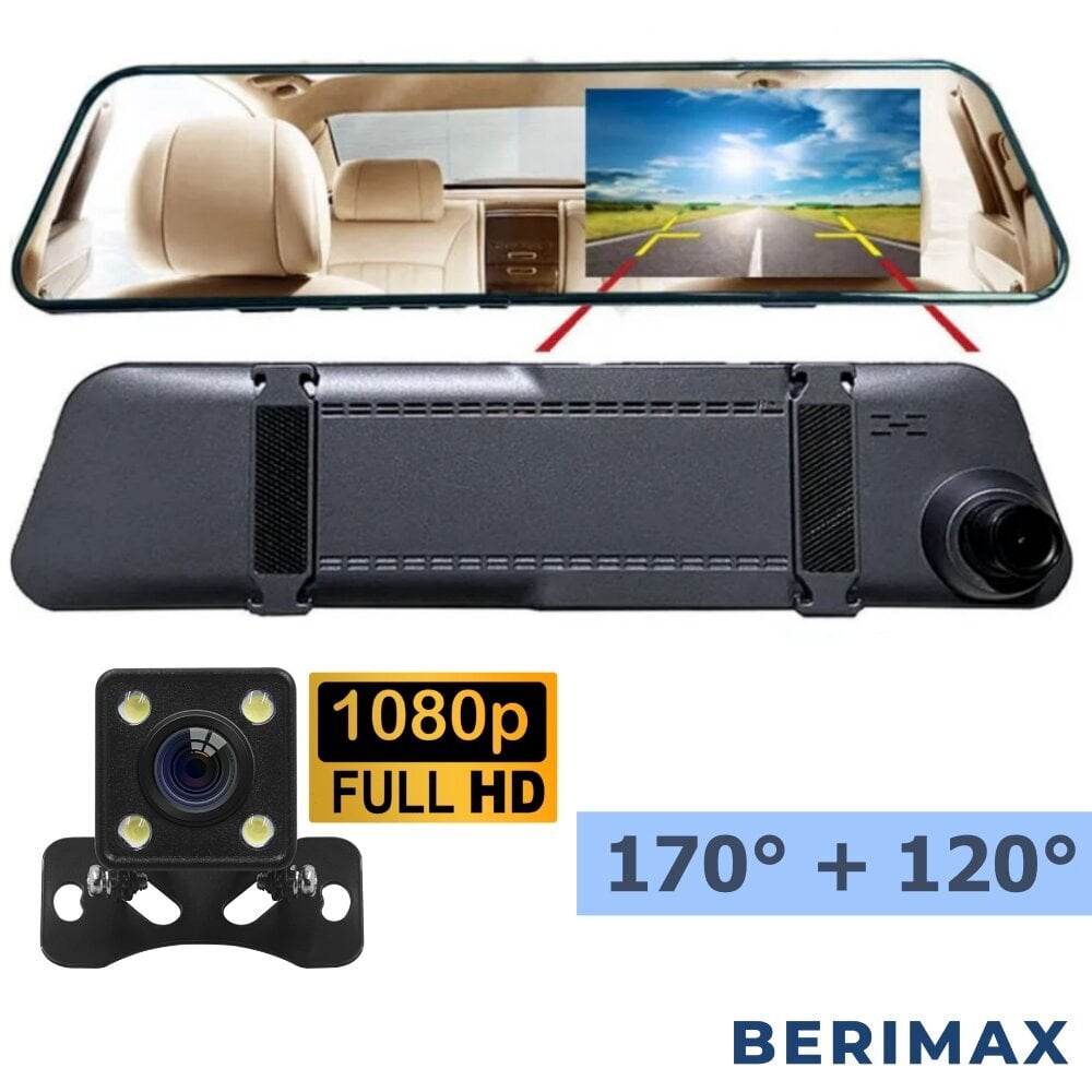 BERIMAX Videonauhuri M51K peruutuskameralla BRM_144117 hinta ja tiedot | Autokamerat | hobbyhall.fi