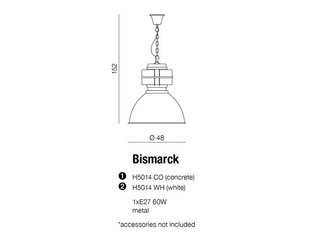 Riippuvalaisin Azzardo Bismarck hinta ja tiedot | Riippuvalaisimet | hobbyhall.fi