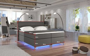 Amadeo sänky, 160x200 cm, vaaleanpunainen hinta ja tiedot | Sängyt | hobbyhall.fi