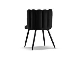 Tuolisarja Cosmopolitan Design Evora, musta, 2 tuolia hinta ja tiedot | Cosmopolitan Design Keittiön kalusteet | hobbyhall.fi