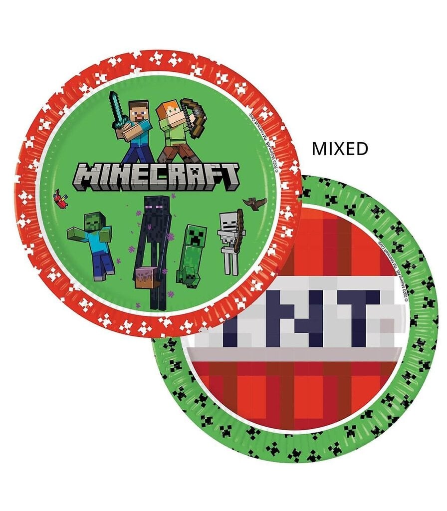 Juhlatarvikesetti - Minecraft hinta ja tiedot | Tarjoiluastiat ja aterimet juhliin | hobbyhall.fi