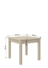 ADRK Furniture Rodos 38 ruokailuryhmä, ruskea/beige hinta ja tiedot | ADRK Furniture Keittiön kalusteet | hobbyhall.fi