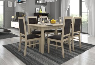 ADRK Furniture Rodos 25 ruokailuryhmä, beige/harmaa hinta ja tiedot | Ruokailuryhmät | hobbyhall.fi