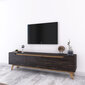 TV-taso Kalune Design D1, musta/ruskea hinta ja tiedot | TV-tasot | hobbyhall.fi