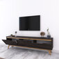 TV-taso Kalune Design D1, musta/ruskea hinta ja tiedot | TV-tasot | hobbyhall.fi
