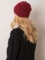 RUE PARIS Smooth maroon cap hinta ja tiedot | Naisten päähineet | hobbyhall.fi