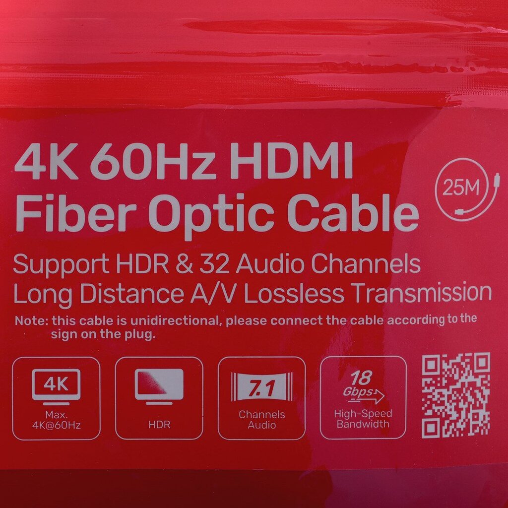 Unitek HDMI, 25 m hinta ja tiedot | Kaapelit ja adapterit | hobbyhall.fi