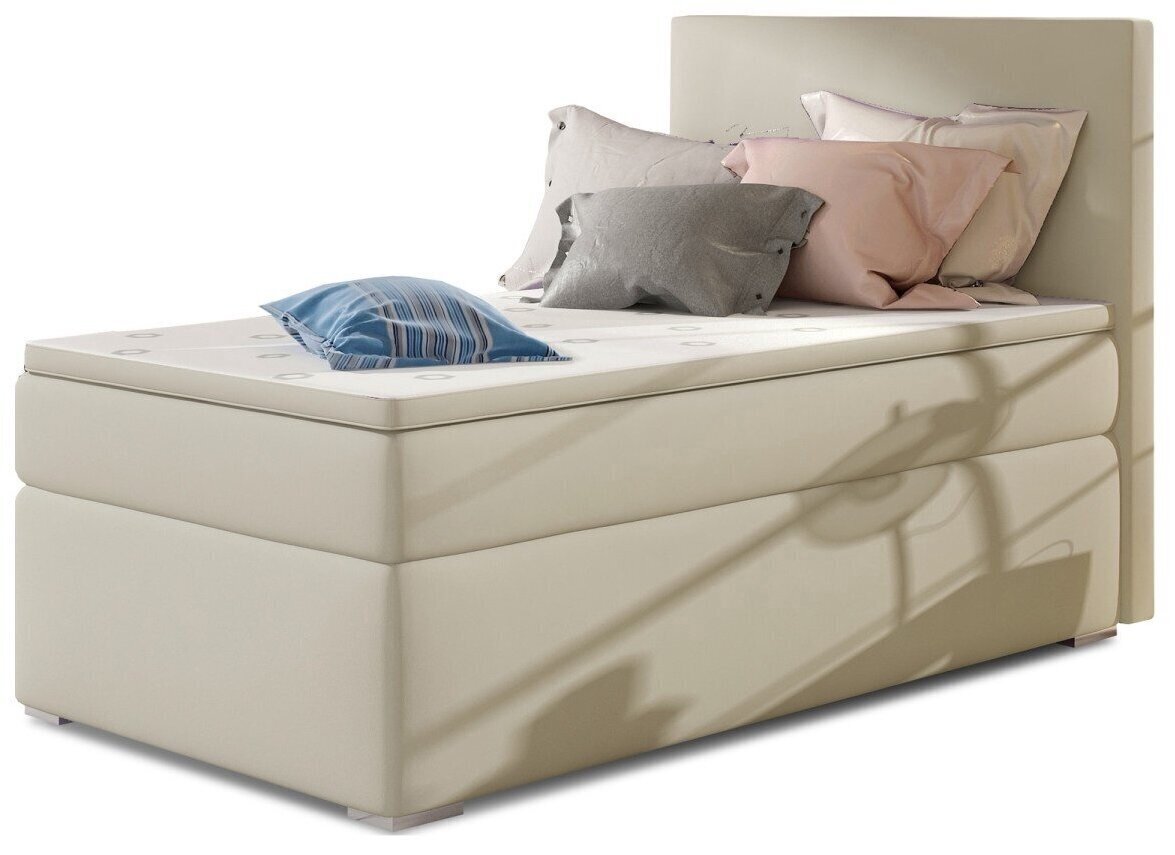 Sänky Rocco 90x200 cm, beige hinta ja tiedot | Sängyt | hobbyhall.fi