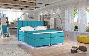 Sänky Basilio LED, 140x200 cm, sininen hinta ja tiedot | Sängyt | hobbyhall.fi