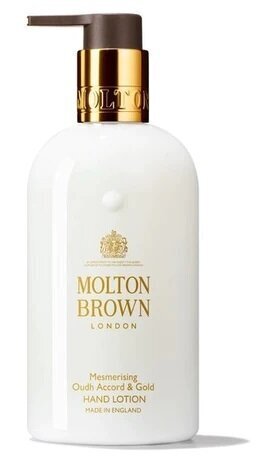 Kosteuttava handmilk Molton Brown Oudh Accord & Gold, 300 ml hinta ja tiedot | Vartalovoiteet ja -emulsiot | hobbyhall.fi