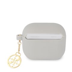 Guess 4G Charms silikonikotelo Airpods 3:lle, harmaa hinta ja tiedot | Kuulokkeet | hobbyhall.fi