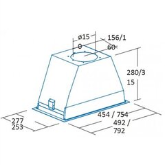 CATA GL 75 X /D hinta ja tiedot | Liesituulettimet | hobbyhall.fi