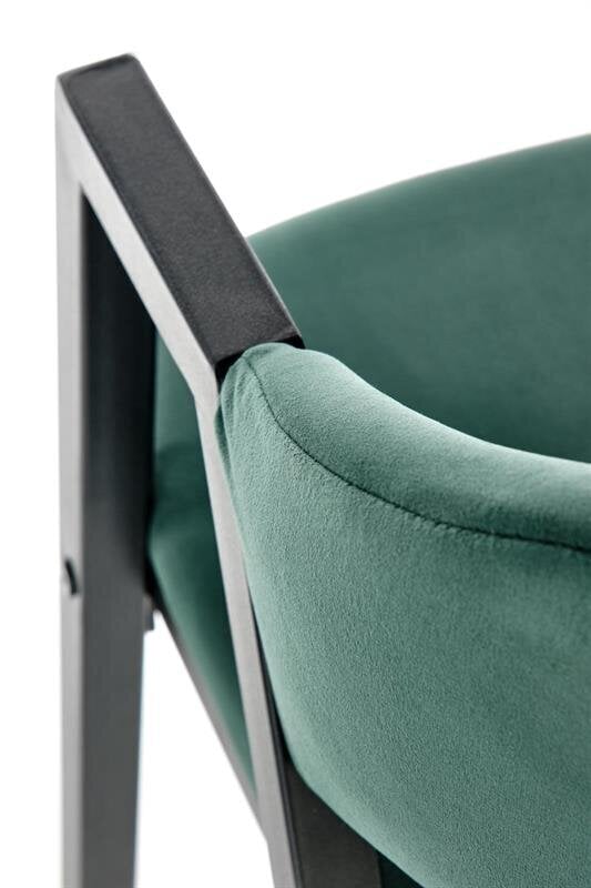 2 tuolin setti Halmar K473, vihreä hinta ja tiedot | Ruokapöydän tuolit | hobbyhall.fi