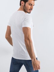 Miesten valkoinen t-paita, jossa teksti hinta ja tiedot | Miesten T-paidat | hobbyhall.fi
