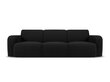 Windsor & Co. Lola kolmen istuttava sohva, 235x95x72 cm, musta hinta ja tiedot | Sohvat ja vuodesohvat | hobbyhall.fi