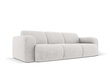Windsor & Co. Lola kolmen istuttava sohva, 235x95x72 cm, vaaleanharmaa hinta ja tiedot | Sohvat ja vuodesohvat | hobbyhall.fi