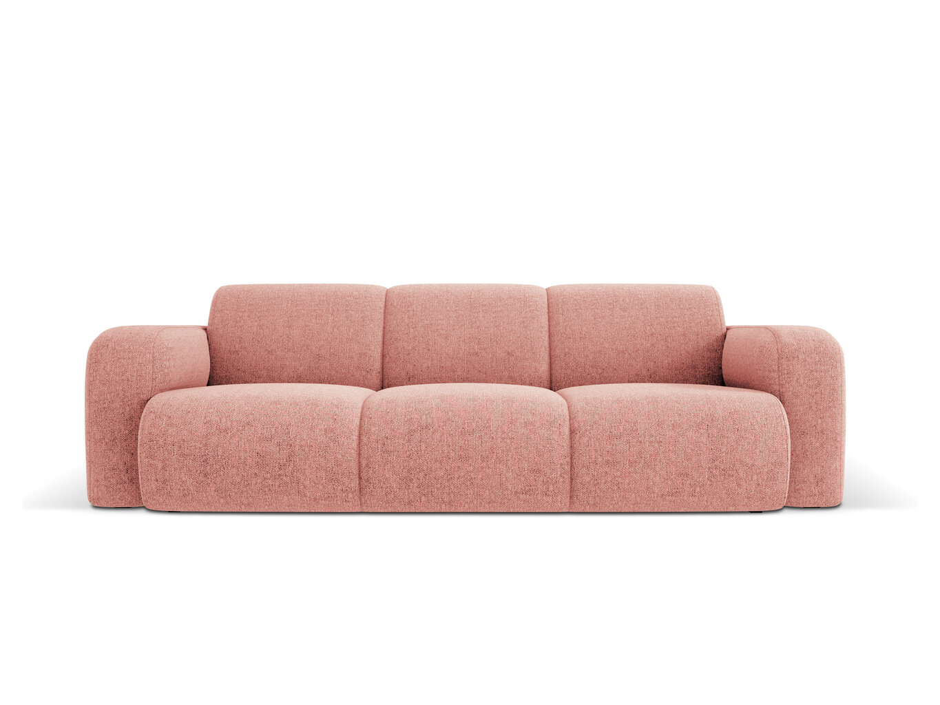 Windsor & Co. Lola kolmen istuttava sohva, 235x95x72 cm, vaaleanpunainen hinta ja tiedot | Sohvat ja vuodesohvat | hobbyhall.fi