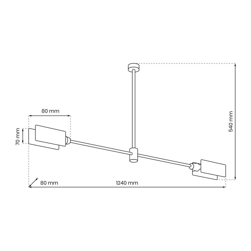 Riippuvalaisin Eco-Light Astra hinta ja tiedot | Riippuvalaisimet | hobbyhall.fi