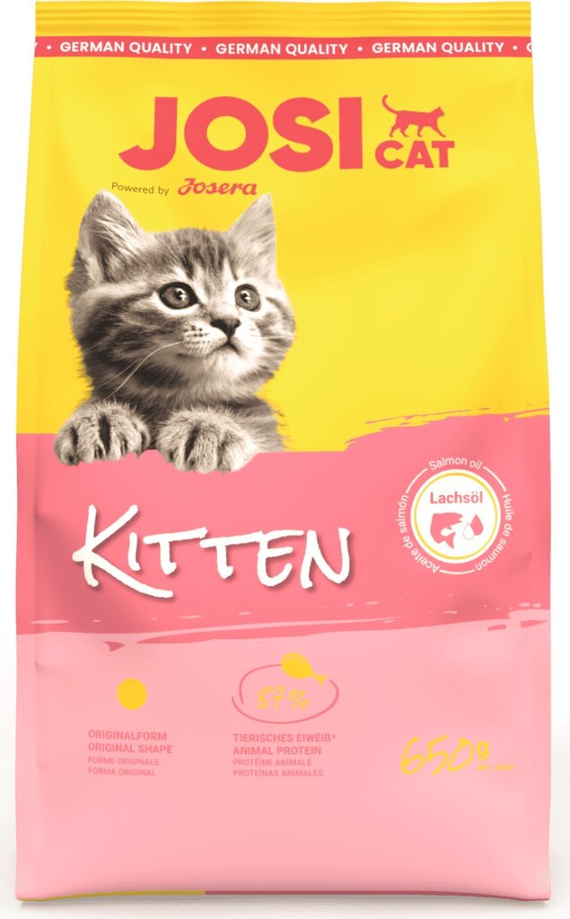 JosiCat ravinto kasvaville pennuille Kitten, 10 kg hinta ja tiedot | Kissan kuivaruoka | hobbyhall.fi
