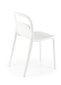 4 tuolin setti K490, valkoinen hinta ja tiedot | Ruokapöydän tuolit | hobbyhall.fi