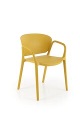 4 tuolin setti K491, keltainen hinta ja tiedot | Ruokapöydän tuolit | hobbyhall.fi
