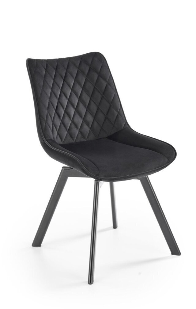 2-tuolin setti K520, musta hinta ja tiedot | Ruokapöydän tuolit | hobbyhall.fi
