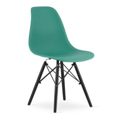 Tuoli Osaka, vihreä/musta hinta ja tiedot | Ruokapöydän tuolit | hobbyhall.fi