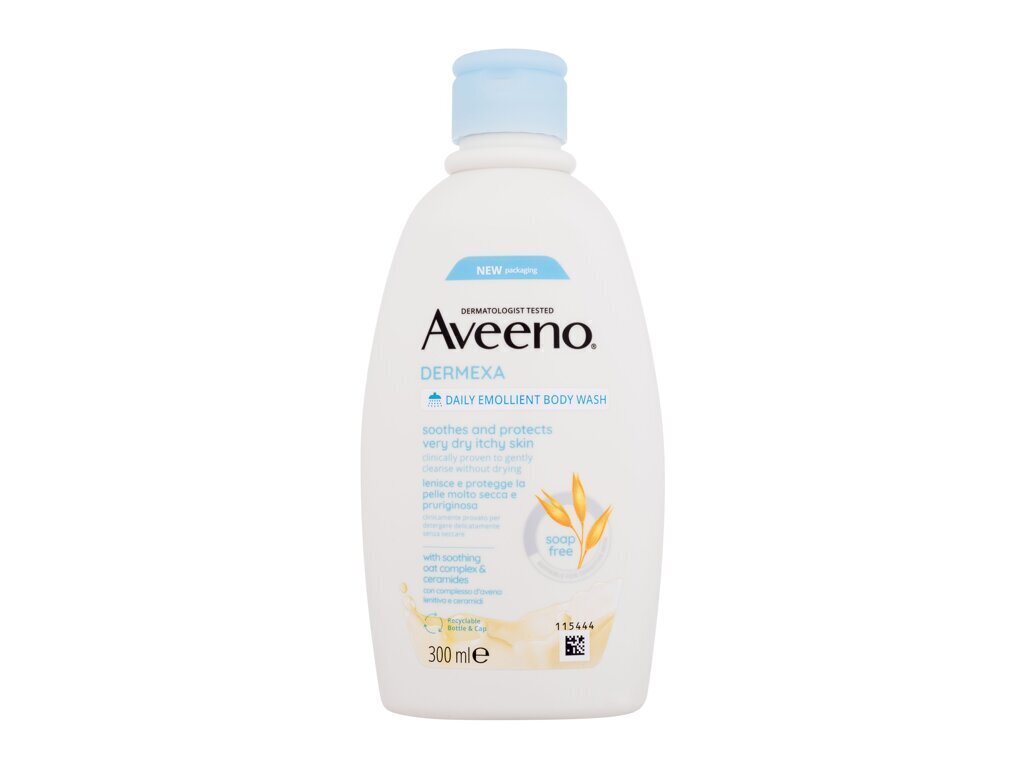 Aveeno Dermexa kasvo- ja vartalopesuaine, 300 ml hinta ja tiedot | Kasvojen puhdistusaineet | hobbyhall.fi