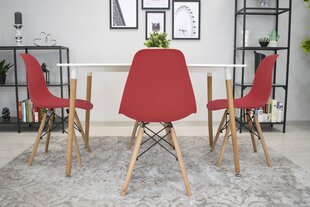 Tuolit, punainen/ruskea, 2 kpl hinta ja tiedot | Osaka Huonekalut ja sisustus | hobbyhall.fi