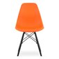 Tuolit Osaka, oranssi/musta, 2 kpl hinta ja tiedot | Ruokapöydän tuolit | hobbyhall.fi