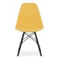 Tuolit Osaka, keltainen/musta, 2 kpl hinta ja tiedot | Ruokapöydän tuolit | hobbyhall.fi