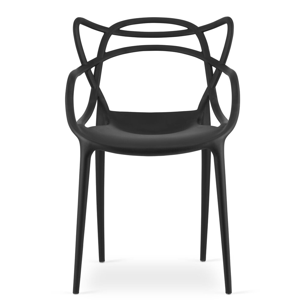 Tuolit Kato, musta, 3 kpl hinta ja tiedot | Ruokapöydän tuolit | hobbyhall.fi