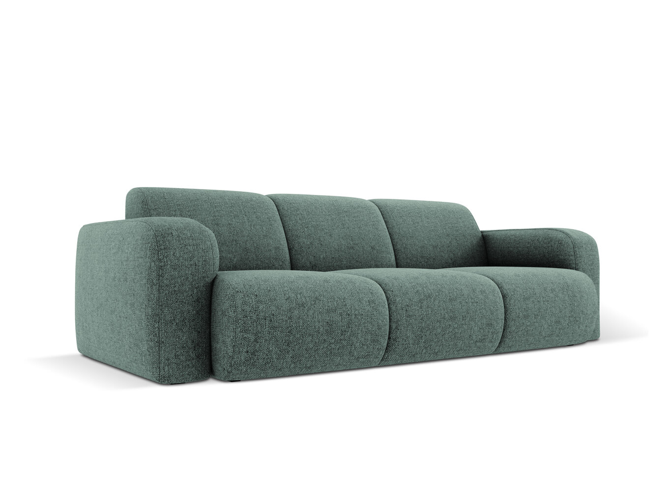 Windsor & Co. Lola kolmen istuttava sohva, 235x95x72 cm, vihreä hinta ja tiedot | Sohvat ja vuodesohvat | hobbyhall.fi