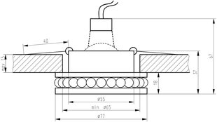 Kattovalaisin Candellux SK-79 hinta ja tiedot | Kattovalaisimet | hobbyhall.fi