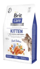Brit Care Cat Grain-Free Kitten Gentle Digestion & Strong Immunity kissanruoka 2kg hinta ja tiedot | Kissan kuivaruoka | hobbyhall.fi