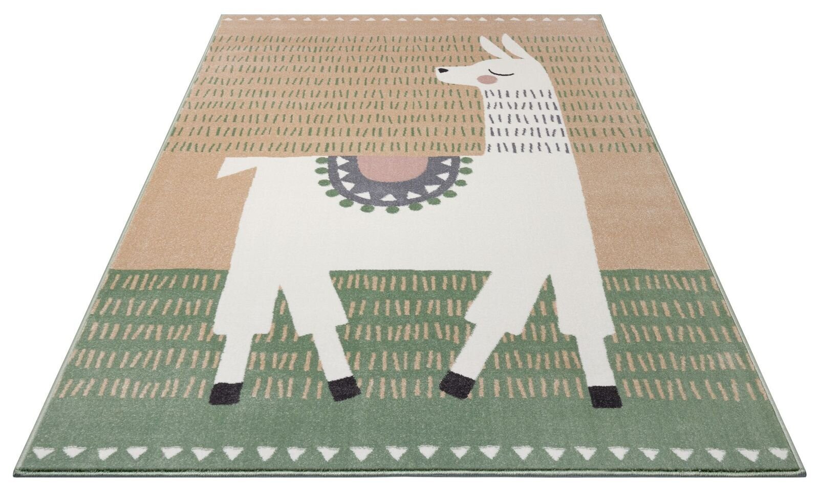 Lastenhuoneen matto Hanse Home Alpaca Dolly, ruskeanvihreä, 160x230 cm hinta ja tiedot | Isot matot | hobbyhall.fi