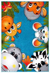 Lastenhuoneen matto Hanse Home Jungle Crew, sininen, 120x170 cm hinta ja tiedot | Isot matot | hobbyhall.fi