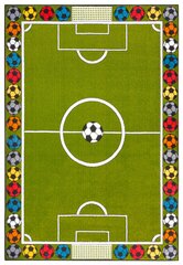 Lastenhuoneen matto Hanse Home Football Stadium, vihreä, 120x170 cm hinta ja tiedot | Isot matot | hobbyhall.fi