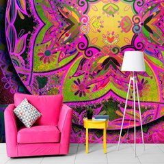 Valokuvatapetti - Mandala: Pink Expression 250x175 cm hinta ja tiedot | Valokuvatapetit | hobbyhall.fi