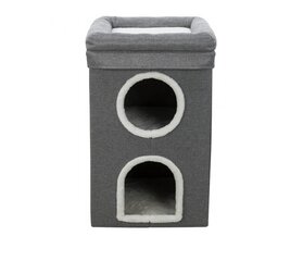 Raapimisluola / kissatalo Trixie Cat Tower Saul, 64 cm, harmaa hinta ja tiedot | Raapimispuut ja kiipeilypuut | hobbyhall.fi