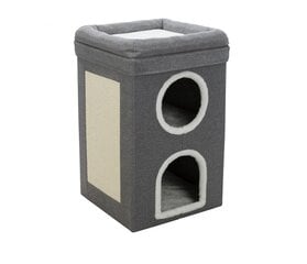 Raapimisluola / kissatalo Trixie Cat Tower Saul, 64 cm, harmaa hinta ja tiedot | Raapimispuut ja kiipeilypuut | hobbyhall.fi