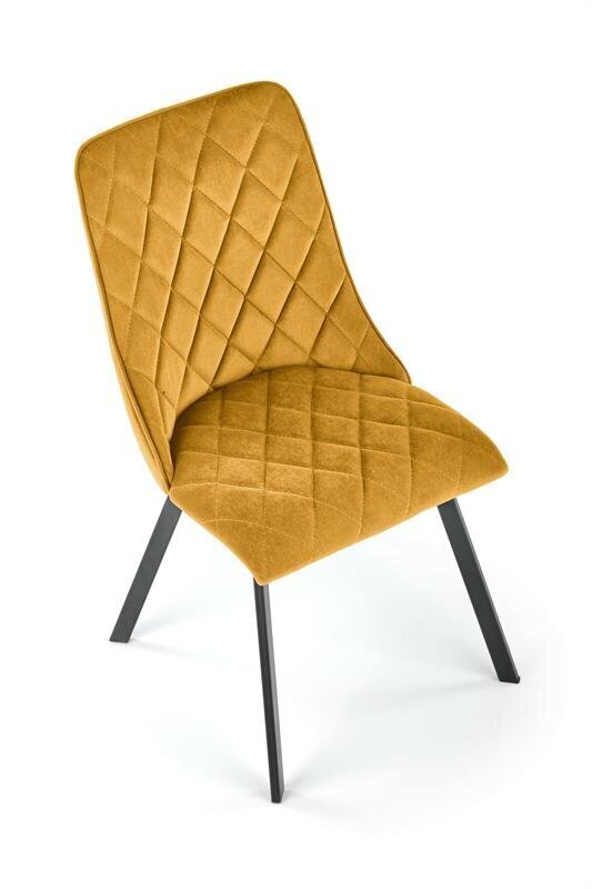 4 tuolin sarja Halmar K450, keltainen hinta ja tiedot | Ruokapöydän tuolit | hobbyhall.fi