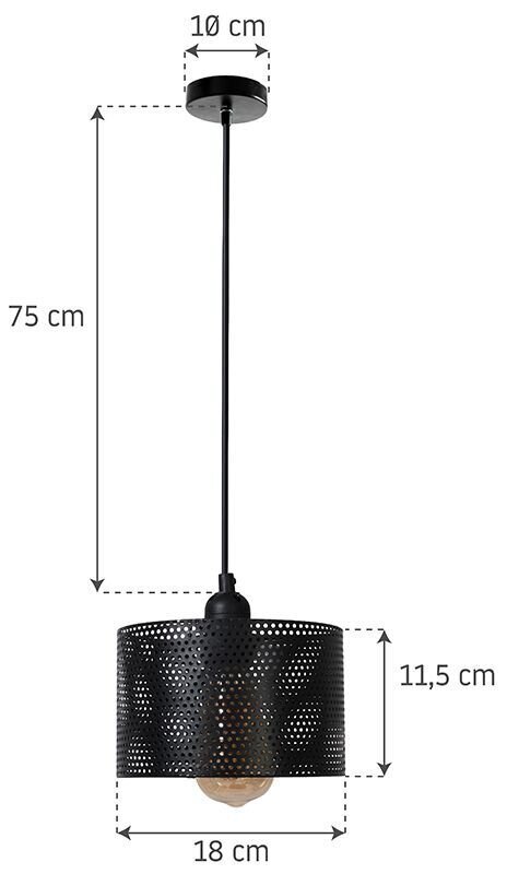 Riippuvalaisin Loft Perforate hinta ja tiedot | Riippuvalaisimet | hobbyhall.fi