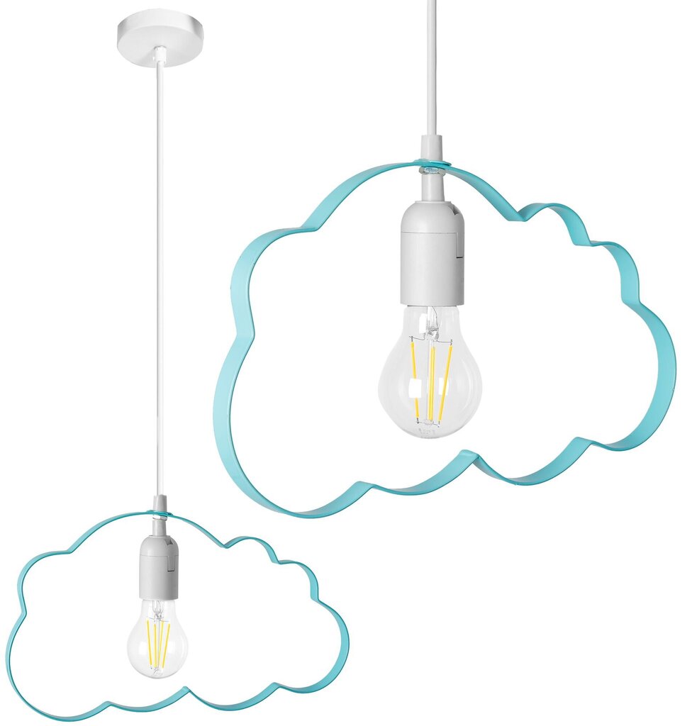 Lastenhuoneen riippuvalaisin Cloud, Blue hinta ja tiedot | Lastenhuoneen valaisimet | hobbyhall.fi