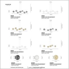 Seinävalaisin Emibig Rossi K1 WH/Transparent hinta ja tiedot | Seinävalaisimet | hobbyhall.fi