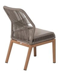 Tuoli, harmaa/ruskea hinta ja tiedot | Ruokapöydän tuolit | hobbyhall.fi